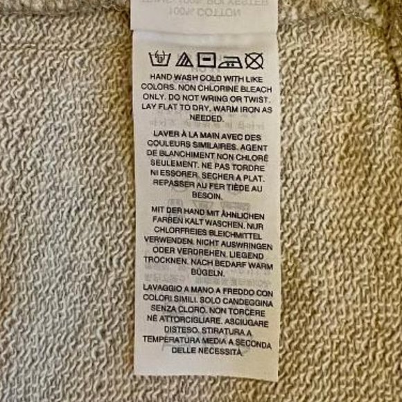 🆕 J. Crew Women's Heather Stone Champagne Ruffle-Hem Sweatshirt - Picture 7 of 10